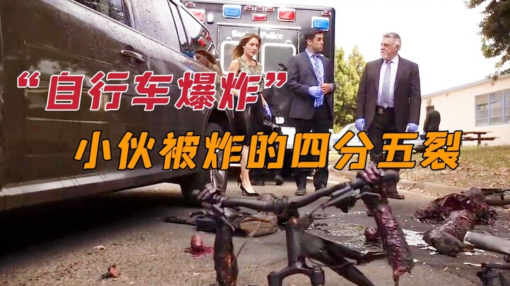 Chàng trai đạp xe bất ngờ phát nổ, thi thể bị nổ tung thành nhiều mảnh, nhưng hai tay vẫn nắm chặt t