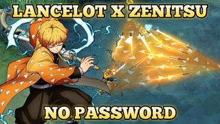 Script Skin Lancelot As Zenitsu [Demon Slayer] Full Effects | No Password - Mobile Legends