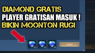 BUAT PLAYER GRATISAN !! BIKIN MOONTON RUGI, FARMING DIAMOND GRATIS !