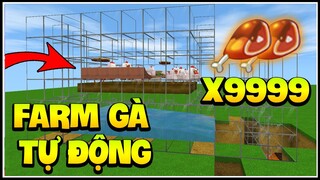 MINI WORLD: CÁCH XÂY MÁY FARM GÀ TỰ ĐỘNG ĐƠN GIẢN TRONG SINH TỒN