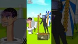 Grimace Shake, Tv Woman, Tv Man Play Jigsaw Puzzle And Skibidi Toilet Fart | Funny Animation #shorts
