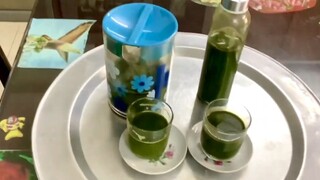 Mùa hè giải nhiệt với NƯỚC ÉP RAU MÁ NGUYÊN CHẤT, NƯỚC ÉP RAU MÁ ĐẬU XANH tự làm