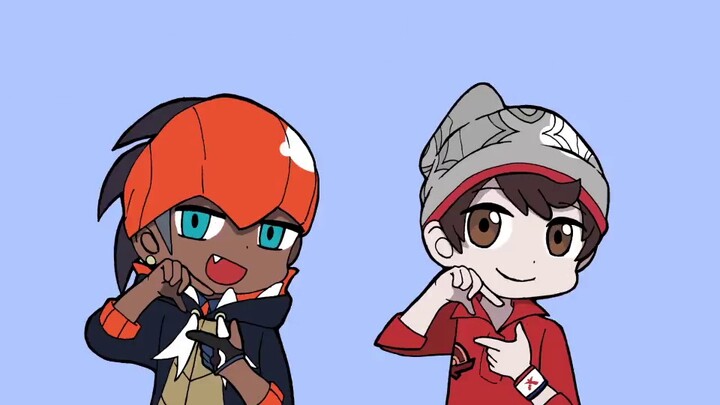 [Handwritten Pokémon Sword and Shield] Chibana & Xiaosheng's instant heaven