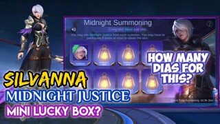 GETTING SILVANNA LIMITED SKIN "MIDNIGHT JUSTICE" | MIDNIGHT SUMMONING EVENT | MOBILE LEGENDS