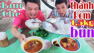 Thánh Ròm và Tâm Chè ăn hết 2 kg Bún và ca ri gà lTâm Chè Vĩnh Long