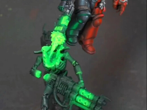 【elminiaturista】Brother Leon headshot Necron's painting clip