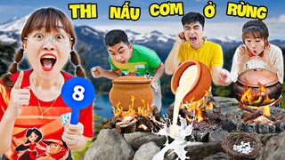 Hà Sam Thử Thách Tự Tìm Đồ Ăn Trong Rừng Và Thi Nấu Cơm Bằng Nồi Đất