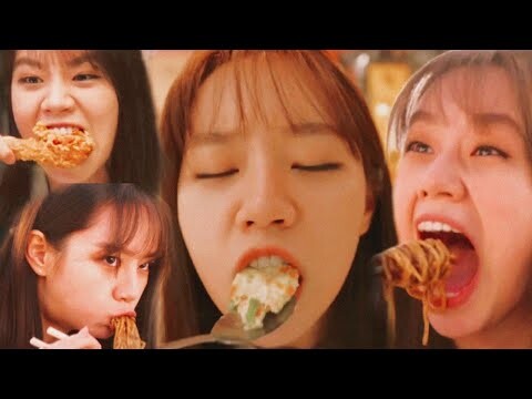 Hyeri's crazy eating compilation from My Roommate Is A Gumiho