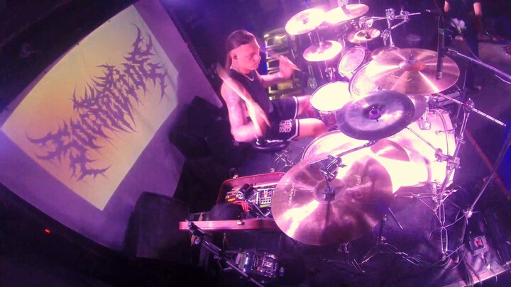 Sacrecide Drumcam (Alexander Terekhov Live performance from Tula)