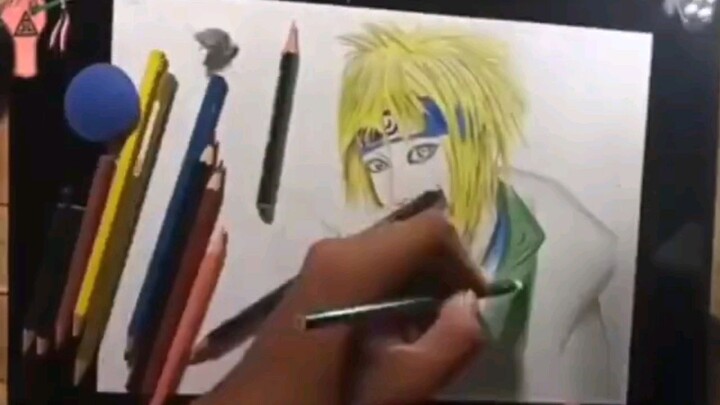 Kita Menggambar Yondaime Bapak Dari Naruto