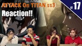 Review/Reaction! ผ่าพิภพไททัน Attack on Titan SS3 Ep.17 | Officer Reaction