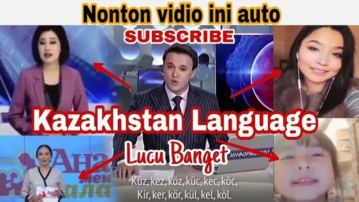 Lucu banget ! Begini ternyata Bahasa negara Kazakhstan, Ngebut banget😂 | Kazakhstan language