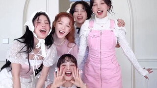 (G)I-DLE 250129 💗奶啵啵！今天也谢谢你们 我爱你们💗