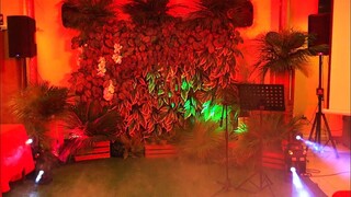 Cool mini moving heads and Alto ts312 speakers of Ultra Sound System