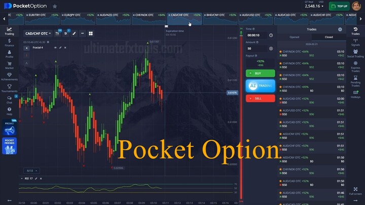 Ultimate Pocket Option Strategy RSI + Fractal