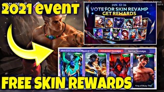 FREE SKIN REWARDS | NEW EVENT FREE SKIN MOBILE LEGENDS - FREE SKIN NEW EVENT ML 2021