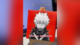 Mn mún mua canvas hay acrylic thì tham khảo link shopee ở phần tiểu sử của mình nhee spbestdeal vẽ bakugou bakugoukatsuki mha bnha anime