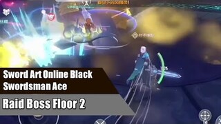 Raid Boss Floor 2 - Sword Art Online Black Swordsman Ace