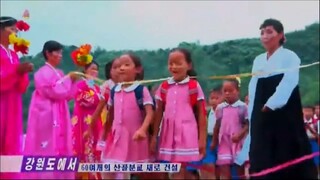 Construção de 60 novas escolas filiais em aldeias montanhosas na província de Kangwon