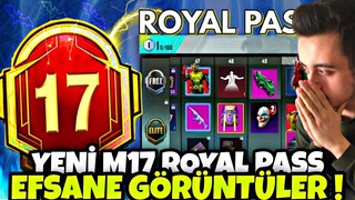 YENİ M17 ROYAL PASS EFSANE GÖRÜNTÜLER !! M17 RP 1-50 ÖDÜLLERİ !! M17 ROYAL PASS PUBG MOBİLE