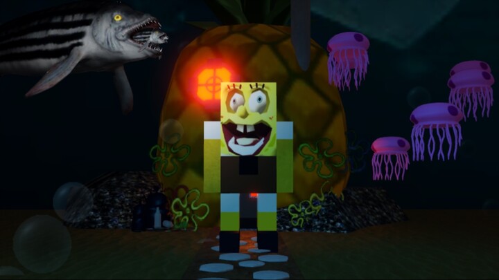 Cartoon cat under talking tom’s bed