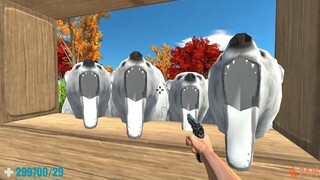 Survive with 120 Psycho Polar Bears. Animal Revolt Battle Simulator