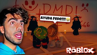 😨SALVAMOS A MI AMIGO EN LA CASA DE FEDE VIGEVANI😱 Roblox  @xMrDroppyrblx