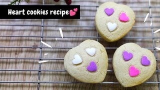 Valentine's heart cookies recipe | คุกกี้หัวใจต้อนรับวาเลนไทน์ ทำฝากคนที่รักหรือทำขายเทศกาลวาเลนไทน์