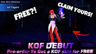 FREE KOF SKIN MOBILE LEGENDS - NEW EVENT MOBILE LEGENDS / FREE SKIN NEW EVENT MLBB