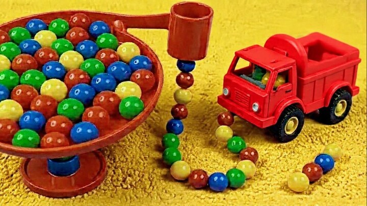 Marble Run Race ☆ HABA Slope + Cuboro + Bornelund Quadrilla + Transparent pipe