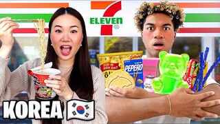 Only Eating KOREAN CONVENIENCE STORE FOOD For 24 Hours!!