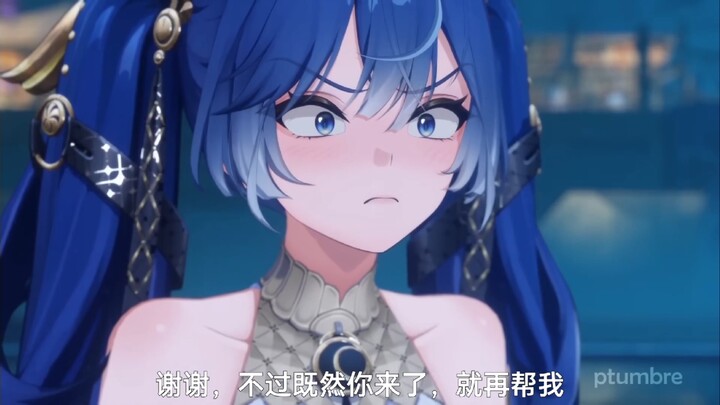 A slightly angry yet very tsundere Yuno (cute, right?)