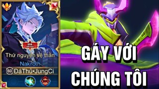 JungCi - Tôi Múa Nakroth Rank Cao Thủ Gặp Team Bạn Gáy Sớm Cực Khét =))