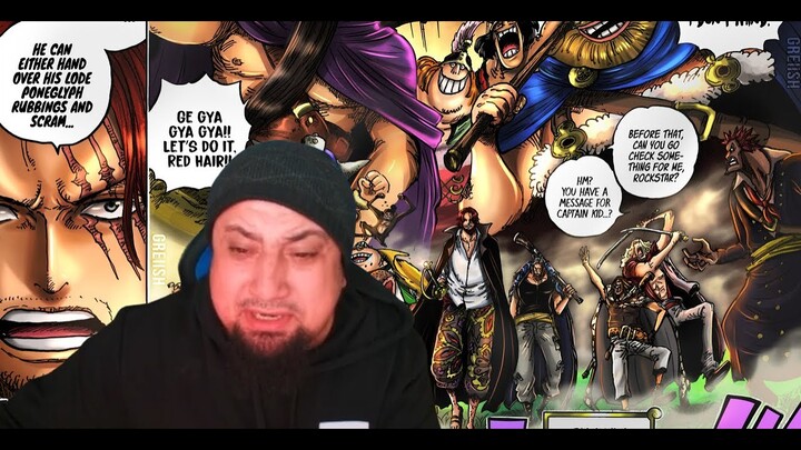 Shanks Kid Elbaf Saturn Seraphims!!! Manga Chapter 1073 1074 1075 1076 1077 One Piece LIVE REACTION