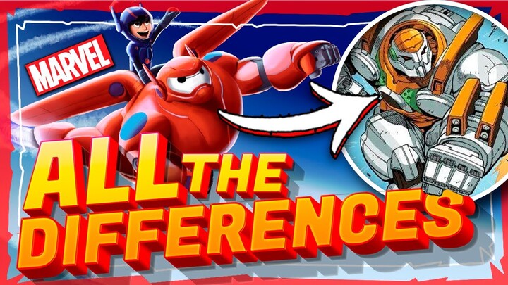 Big Hero 6 | These are ALL the DIFFERENCES from the COMIC to the MOVIE || Marvel and Disney