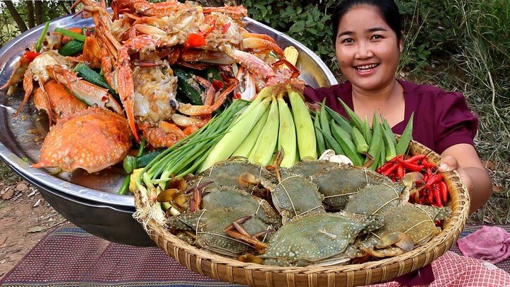 Amazing Cooking big Crabs recipe - Cooking life
