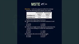 Surveying: Two Peg Test