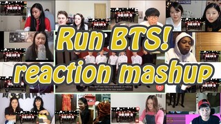 [BTS] Run BTS 달려라 방탄 ep.57｜reaction mashup