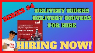 RIDERS and DRIVERS Hiring Now | Batch #4 | For Hire May 2020