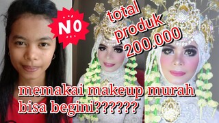 Tutorial makeup pengantin produk murah