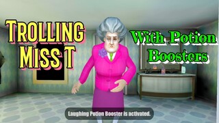 Trolling Miss T With Potion Boosters | V+ Games