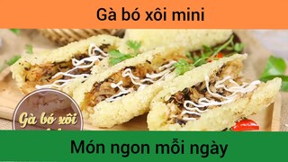 Gà bó xôi mini
