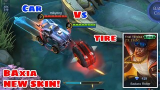 Baxia New skin = Roda Johnson| Funny Gameplay Mobile Legends