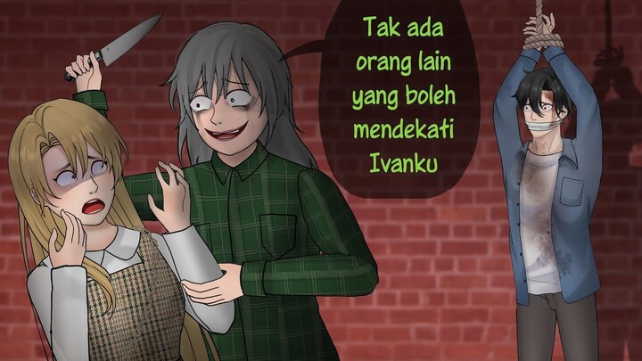 Teman P0SES1F - Hanya aku yg boleh dekat denganmu _ Kartun Hantu, Animasi Horror