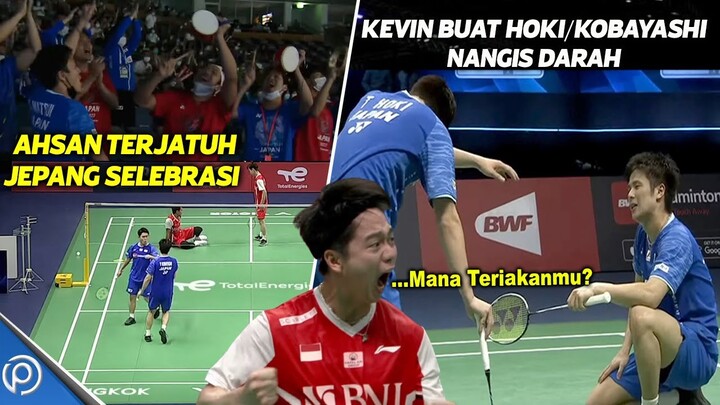 KARMA HOKI KOBAYASHI 🔴 KEVIN AHSAN BALAS SELEBRASI JEPANG DENGAN CARA MENYAKITKAN