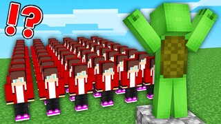 Mikey Commands JJ's Army In Minecraft!