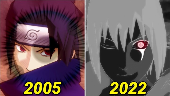 All Sasuke Ultimate Jutsus Evolution (4K)