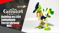 LEGO Genshin Impact Jadeplume Terrorshroom MOC Tutorial | Somchai Ud