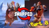 PART 8 ML HEROES SWAPPED ENTRANCE | FUNNY ENTRANCE | CURSED SWAPPED ANIMATIONS | MOBILE LEGENDS WTF