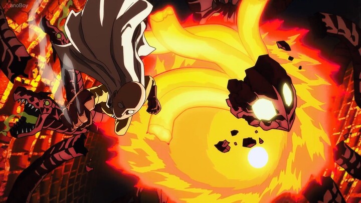 One Punch Man season 3 episode 12 Sub Indo -END- REACTION